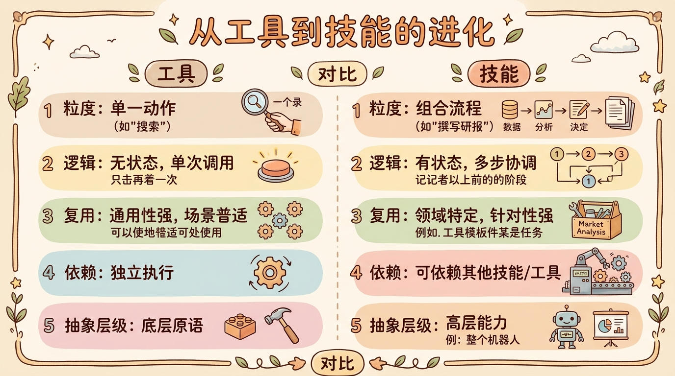 从工具到技能的进化